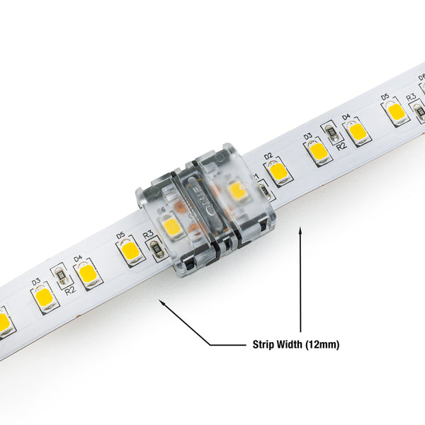 12mm LED Strip to Strip Connectors, VBD-CON-12MM-2S