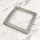 9 inch Square Surface Mount Downlight With Selectable Color Temperature (3CCT) Satin Nickel Trim Cover - ledlightsandparts