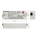 Constant Current Driver PUP40T-1LMC-850 Selectable, 120V 500 to 850MA - ledlightsandparts
