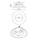 4 inch Round Multiple Application Downlight LED-S8W-5CCTWH-MT, (5CCT) 120V 8W White - ledlightsandparts