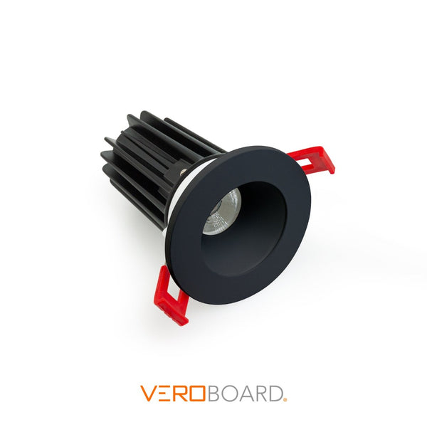 2 inch Round Regressed Downlight LED-2-S12W-5CCTWH, (5CCT) 120V 12W Black - ledlightsandparts