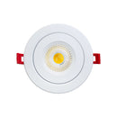 4 inch Floating Gimbal Recessed Multi Directional Dimmable light LED-4-S9W-5CCTWH-EFG, 120V 9W 5CCT - ledlightsandparts