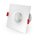 3.5 inch Regressed Square Gimbal AD-35S12W-5CCTWH-REY-SQ, (5CCT) 120V 12W - ledlightsandparts