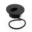 VBD-RD25-1W-3K-BK Round LED Step Light, 12V 1W 3000K(Warm White) - ledlightsandparts