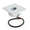 VBD-SQ25-1W-3K-WH Square LED Step Light, 12V 1W 3000K(Warm White), lightsandparts