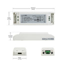 OTM-TDJ12-24 Constant Voltage LED Driver, 24V 0.5A 12W - ledlightsandparts