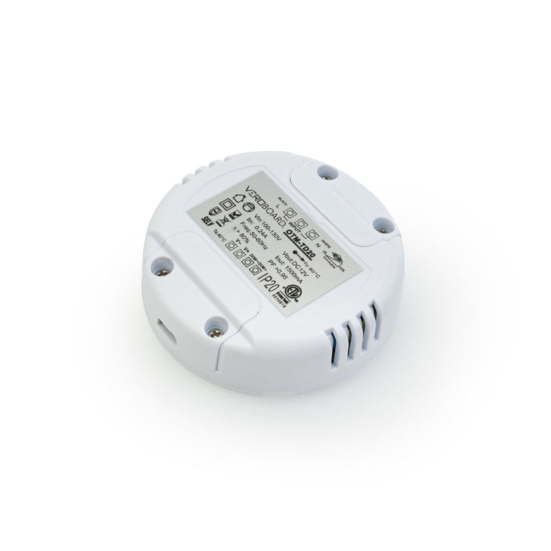 OTM-TD20 Constant Voltage LED Driver, 0-10V Dimming LED Driver 12V 18W - ledlightsandparts