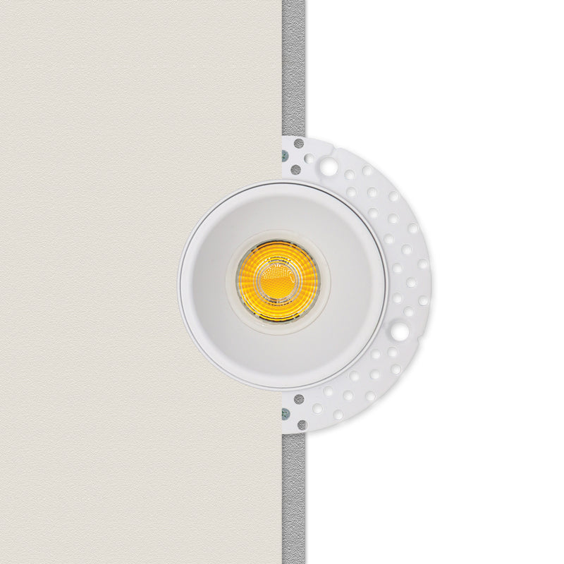 2 inch Round Trimless Downlight LED-2-S8W-L5CCTWH-T, (5CCT) 120V 8W - ledlightsandparts