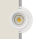 3 inch Round Trimless Downlight Gimbal LED-3-S8W-L5CCTWH-T, (5CCT) 120V 8W - ledlightsandparts