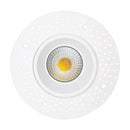 4 inch Round Trimless Downlight LED-4-S15W-L5CCTWH-T, (5CCT) 120V 15W - ledlightsandparts