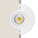 4 inch Round Trimless Downlight LED-4-S15W-L5CCTWH-T, (5CCT) 120V 15W - ledlightsandparts