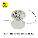 2 inch Round Disc LED Module DIS 02-007W-930-120-S1-Z1A, 120V 7W 3000K(Warm White), lightsandparts