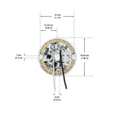 2 inch Round Disc LED Module DIS 02-007W-930-120-S1-Z1A, 120V 7W 3000K(Warm White), lightsandparts