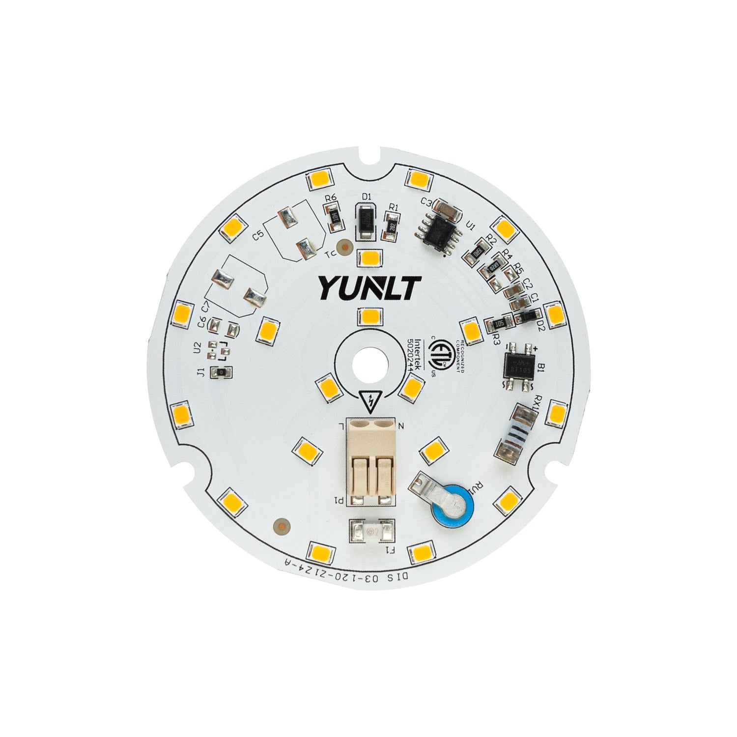 3 inch Round Disc LED Module, 120V 10W 3000K(Warm White)