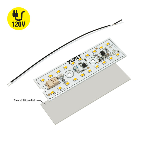 4 inch Linear LED Module Driverless Engine LIN 04-005W-930-120-S1-Z1A, 120V 5W 3000K(Warm White), lightsandparts