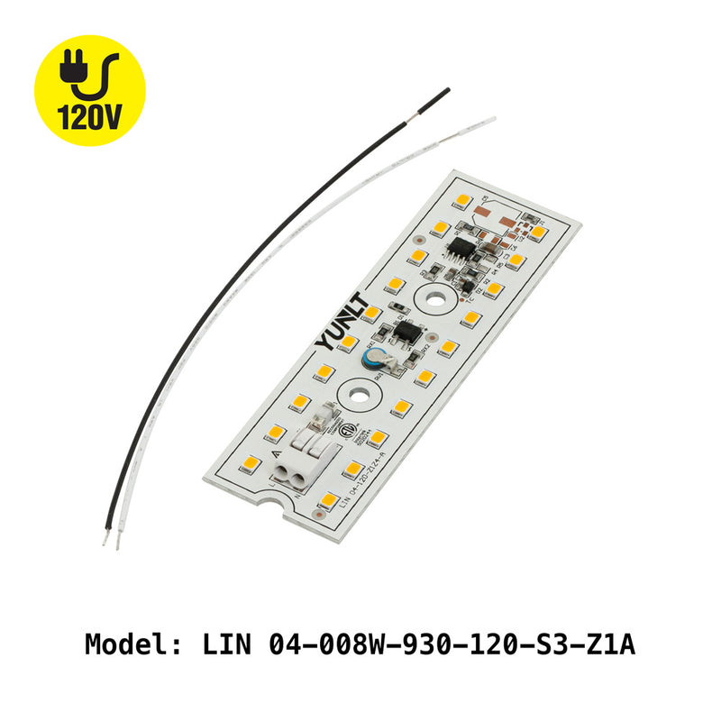 4 inch Linear LED Module Driverless Engine LIN 04-008W-930-120-S3-Z1A, 120V 8W 3000K(Warm White)