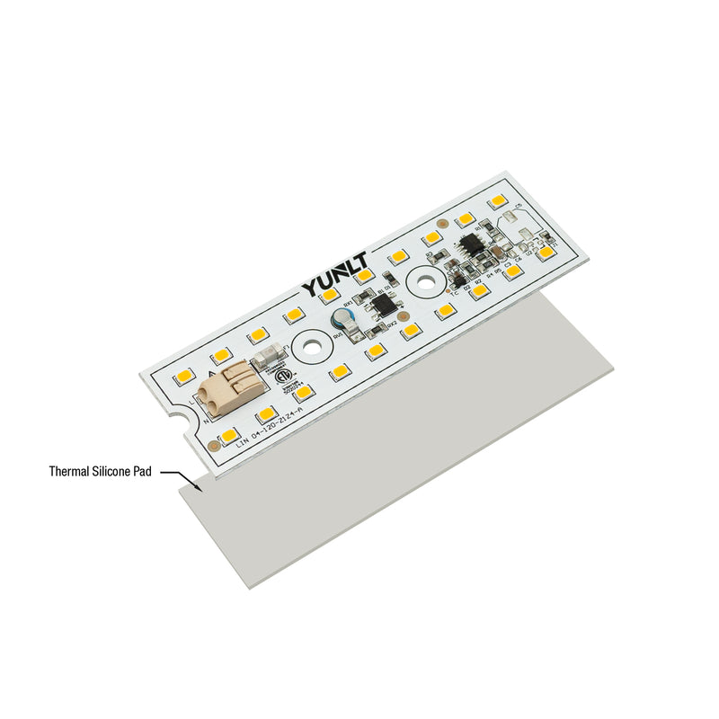 Led Linear Module Engine Red 4 inch Linear LED Module Driverless Engine, 120V 8W 3000K(Warm White)