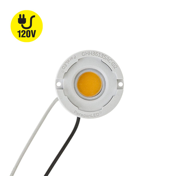 CBHT-42-30135-120V-30-G02 COB Paragon LED Module with GHH36135AC LED Holder, 120V 4W 3000K, lightsandparts