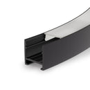 Type 45 Round Black hanging Aluminum LED Strip 60cm (23.6in) - ledlightsandparts