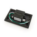 ST0130KBK LED Step Light Horizontal Black, 120V 5W 3000K(Warm White) - ledlightsandparts