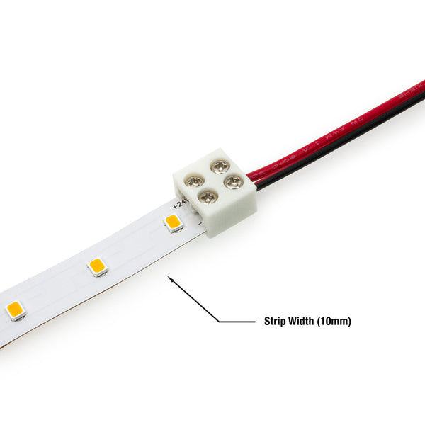 10mm LED Strip to Strip Screw Connectors, VBD-CON-SC10MM-SW