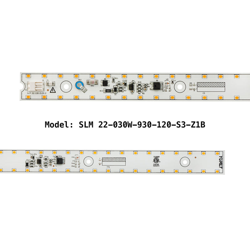 22 inch Slim LED Module SLM 22-030W-930-120-S3-Z1B, 120V 30W 3000K(Warm White), lightsandparts