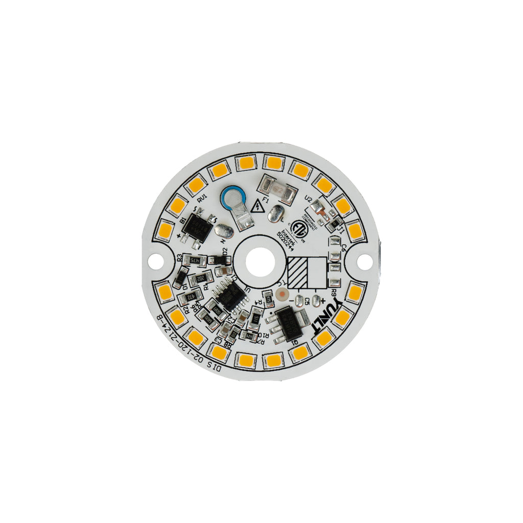 2 inch Round Disc ZEGA LED Module Engine, 120V 15W 3000K(Warm White)