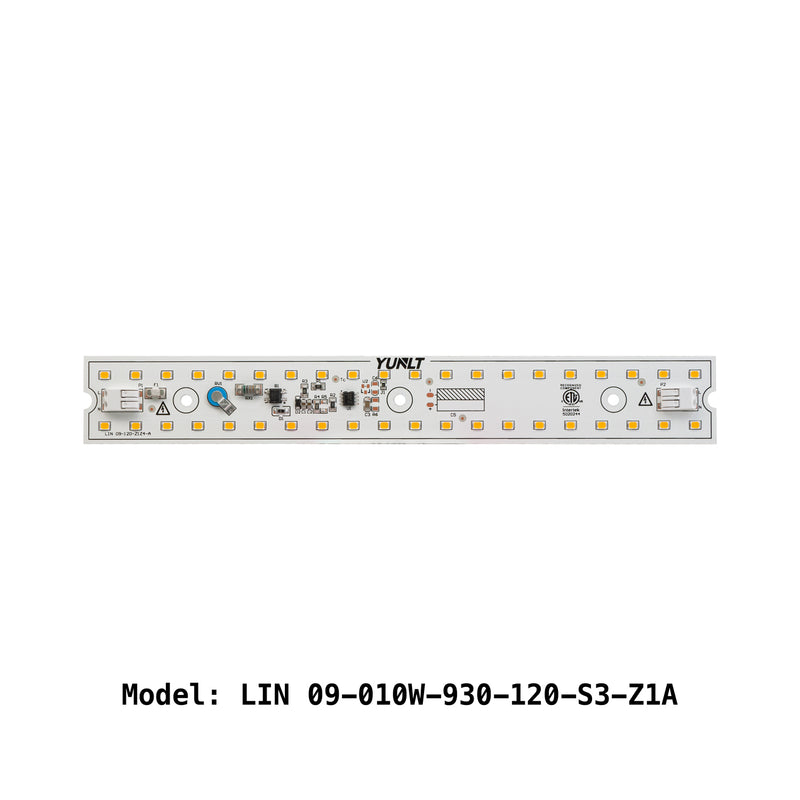 9 inch Linear LED Module Driverless Engine LIN 09-010W-930-120-S3-Z1A, 120V 10W 3000K(Warm White), lightsandparts