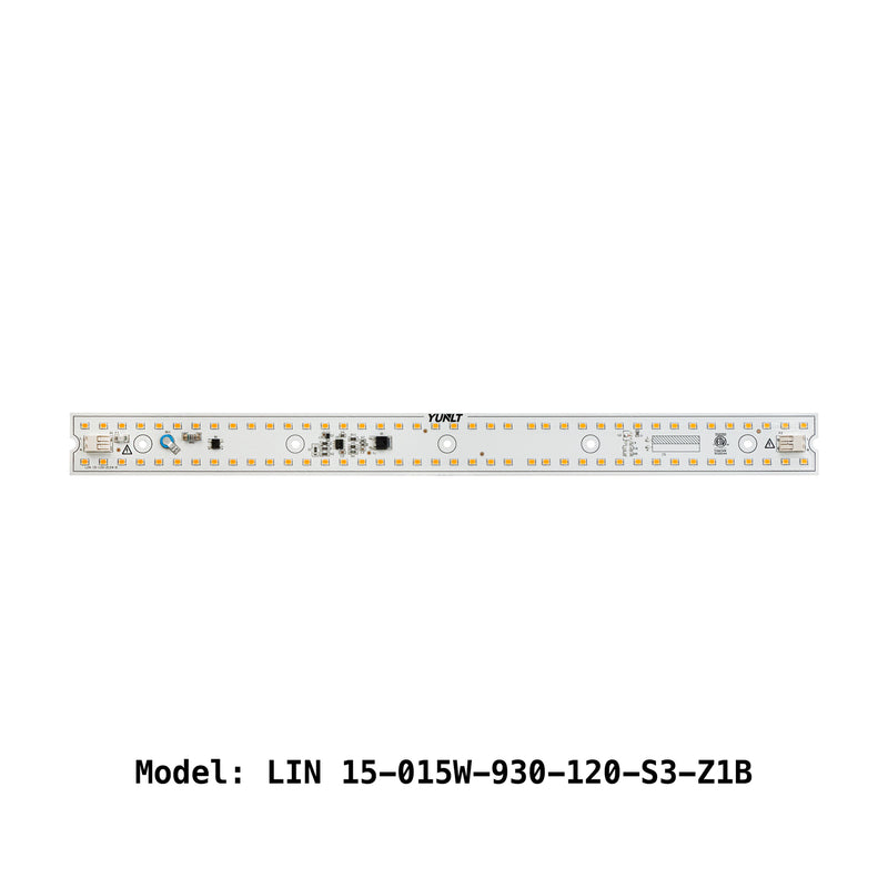 15 inch Linear LED Module Driverless Engine LIN 15-015W-930-120-S3-Z1B, 120V 15W 3000K(Warm White), lightsandparts