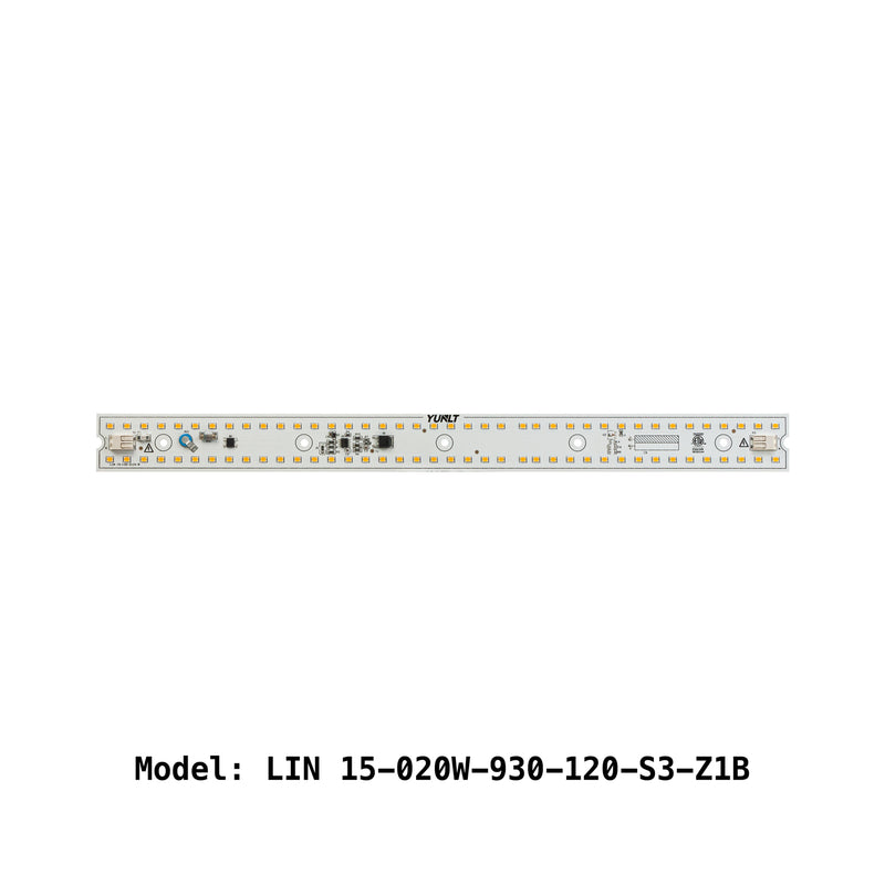 15 inch Linear LED Module Driverless Engine LIN 15-020W-930-120-S3-Z1B, 120V 20W 3000K(Warm White), lightsandparts