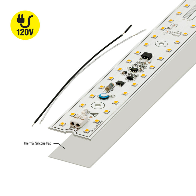 22 inch Linear LED Module LIN 22-020W-930-120-S3-Z1B, 120V 20W 3000K(Warm White), lightsandparts