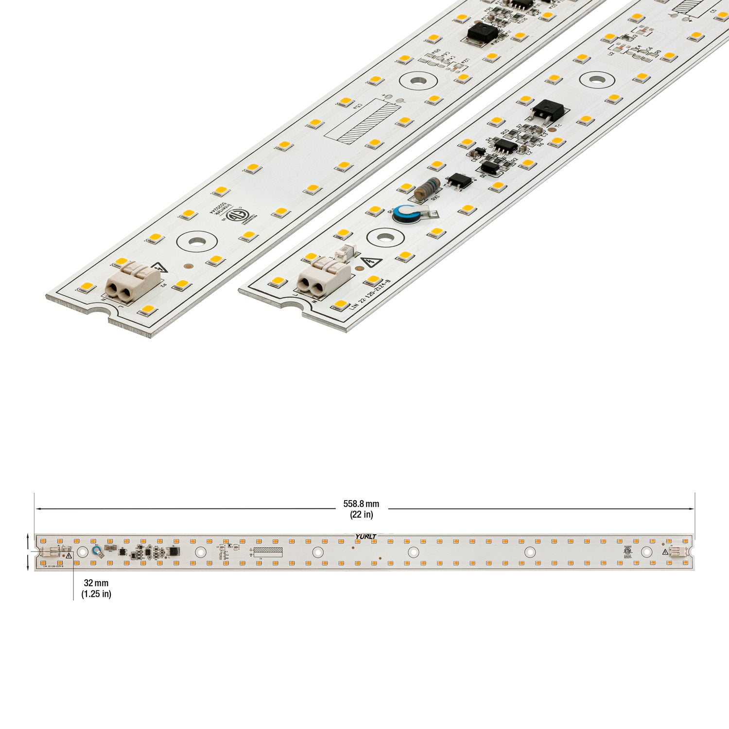 22 inch Linear LED Module LIN, 120V 20W 3000K(Warm White)