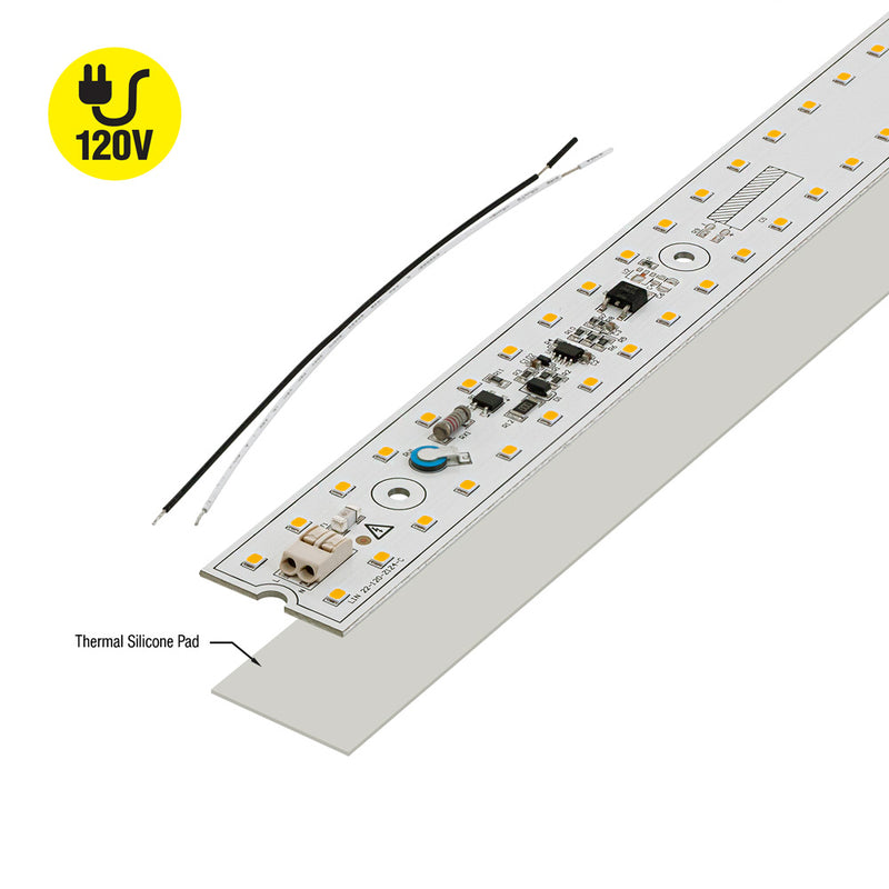 22 inch Linear LED Module LIN-22-025W-930-120-S3-Z1B, 120V 25W 3000K(Warm White), lightsandparts