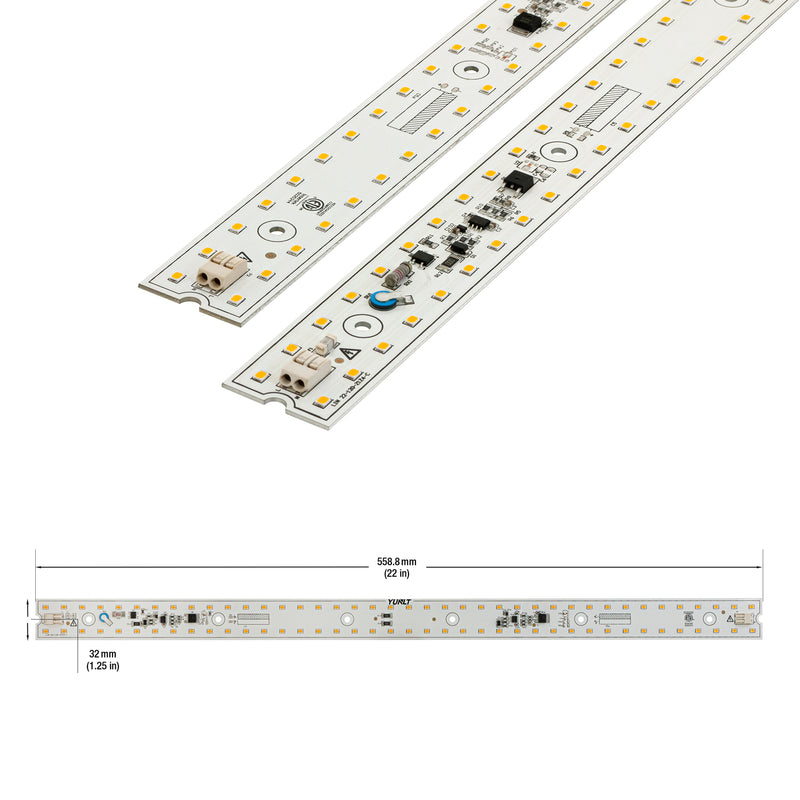 22 inch Linear LED Module LIN-22-025W-930-120-S3-Z1B, 120V 25W 3000K(Warm White), lightsandparts