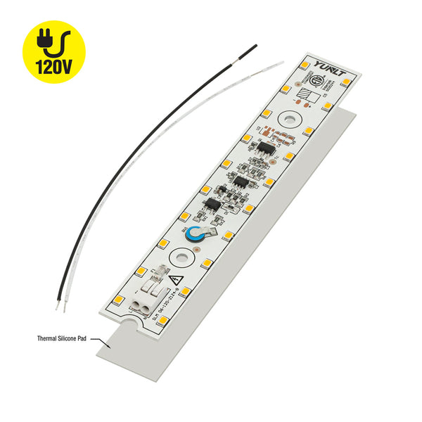 6 inch Slim LED Module Driverless Engine SLM 06-015W-930-120-S3-Z1B, 120V 15W 3000K(Warm White), lightsandparts