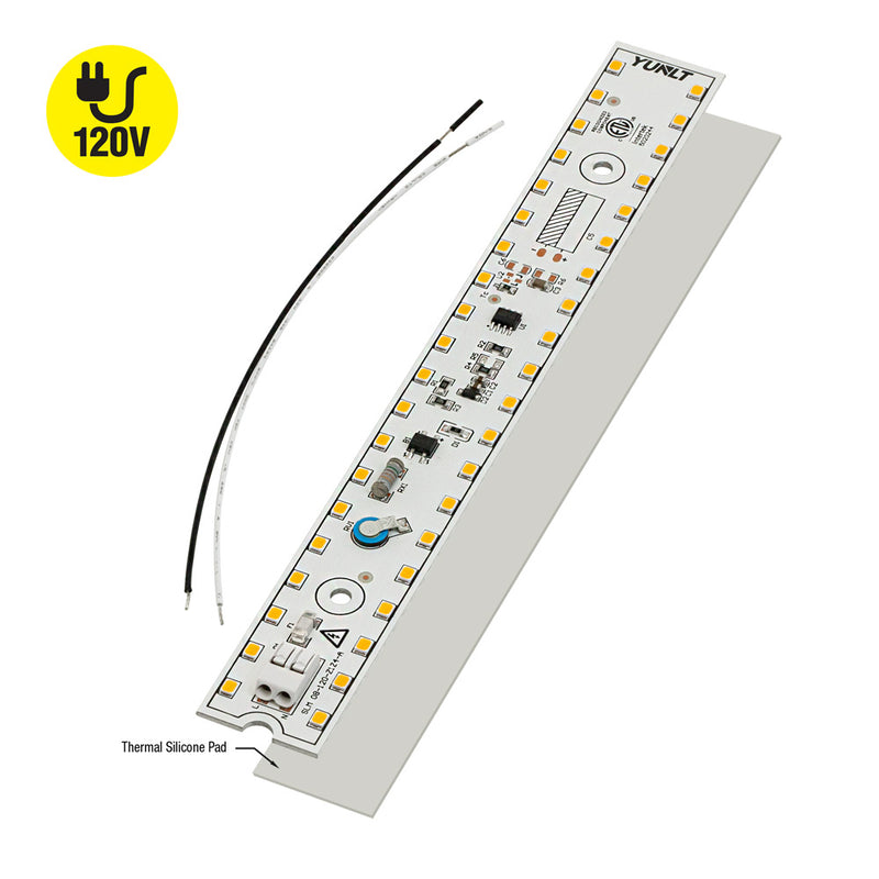 8 inch Slim LED Module Driverless Engine, 120V 8W 3000K(Warm White)
