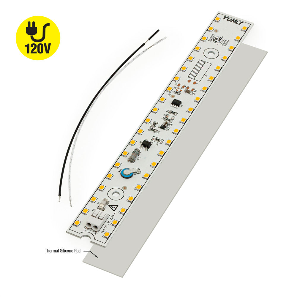 8 inch Slim LED Module Driverless Engine, 120V 10W 3000K(Warm White)