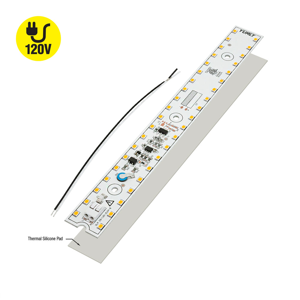 9 inch Slim LED Module Driverless Engine, 120V 15W 3000K(Warm White)