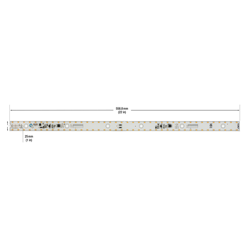 22 inch Slim LED Module SLM 22-025W-930-120-S3-Z1B, 120V 25W 3000K(Warm White), lightsandparts