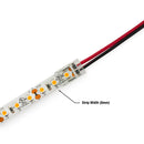 8mm Beetle LED Strip to Wire connector, BC-8MM-1S1W (Pack of 3)