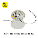 2 inch Round Disc LED Module DIS 02-010W-930-120-S1-Z1A (DIS 01-800-930-120-S1), 120V 10W 3000K(Warm White), lightsandparts