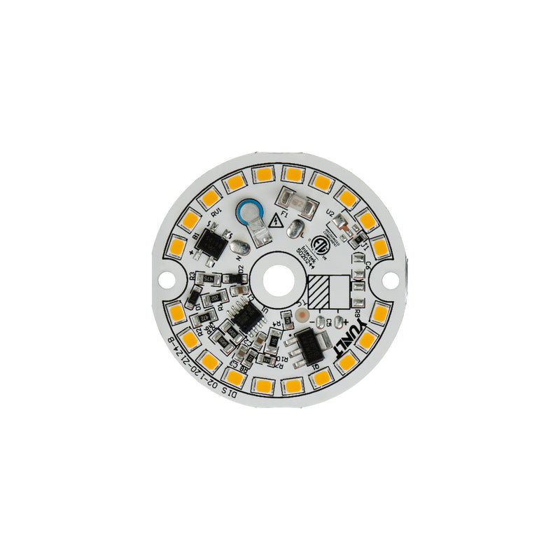 2 inch Round Disc LED Module  DIS 02-012W-930-120-S1-Z1B for Ceiling Light/ Bulb Replacement, 120V 12W 3000K(Warm White), lightsandparts