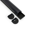 Type 10 Black, Linear Architectural LED Aluminum channel, 3Meters (118inches)