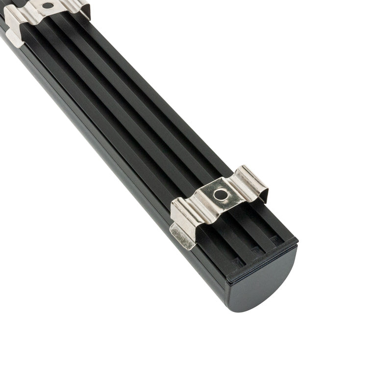 Type 10 Black, Linear Architectural LED Aluminum channel VBD-CH-R2B, 3Meters (118inches)