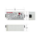 Constant Current Driver PUP10D-1WMC-700 Selectable, 100VAC-240VAC 350 to 700mA - ledlightsandparts