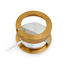 2R25-12V-Gold Round LED Cabinet Puck Light, 12V 2.5W CCT(2.4K, 2.7K, 3K, 3.5K, 4K, 5K), lightsandparts