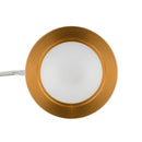 2R25-12V-Gold Round LED Cabinet Puck Light, 12V 2.5W CCT(2.4K, 2.7K, 3K, 3.5K, 4K, 5K), lightsandparts