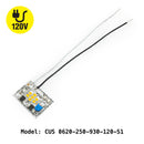 LED Module CUS 0620-250-930-120-S1, 120V 0.6W 3000K(Warm White), lightsandparts
