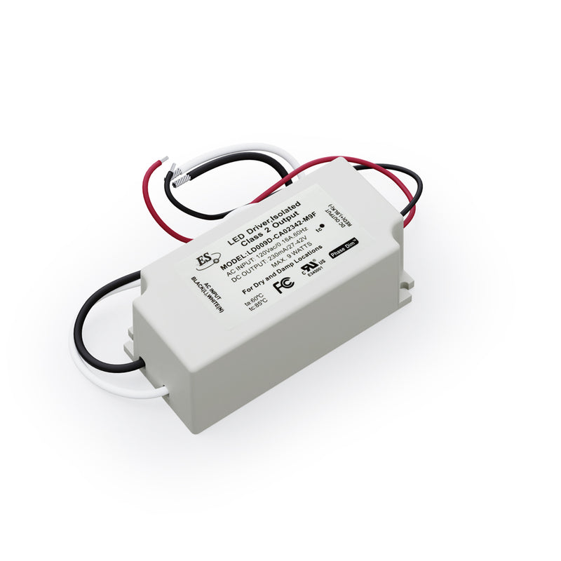 ES LD009D-CA02342-M9F Constant Current LED Driver, 230mA 27-42V 9W