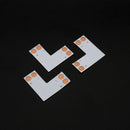 Pack of 3 PCB Type Single Color L Shape Connector (8mm) FPC8-L2A